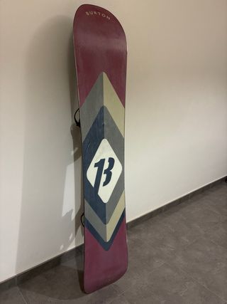 Tabla Snow Burton 55 + Fijaciones Salomon