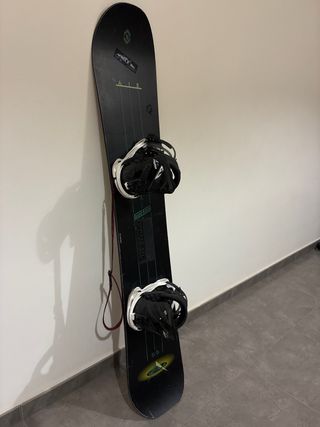 Tabla Snow Burton 55 + Fijaciones Salomon