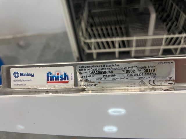 Lavavajillas Balay 3VS305BP/48