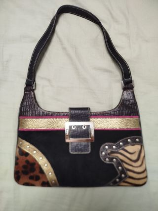 Bolso Hombro Tous Negro Multicolor