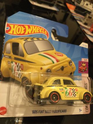 LOTE de 3 Hot Wheels Fiat 500 