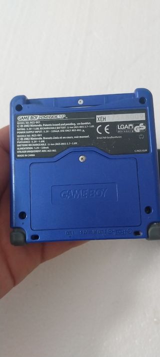 Nintendo Game Boy Advance SP Azul