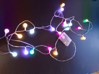 Guirnalda de luces LED a pilas