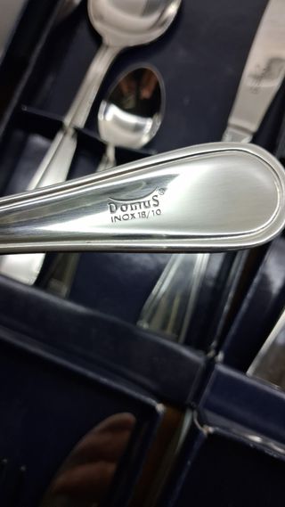 Set di posate in acciaio inox temperato 18/10 pz24