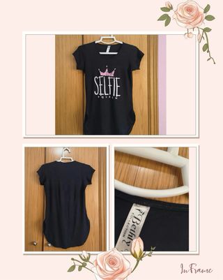 Blusa Pijama Corona Negra