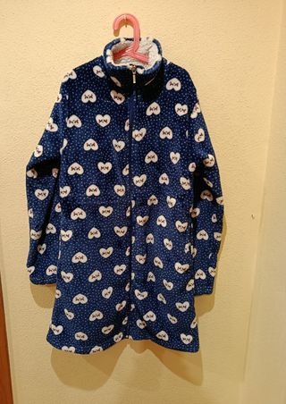 Bata terciopelo niña/ mujer Talla S