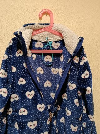 Bata terciopelo niña/ mujer Talla S