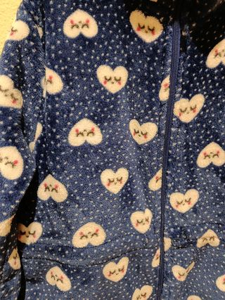 Bata terciopelo niña/ mujer Talla S
