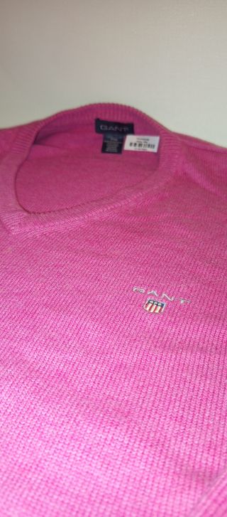 Jersey Gant de cuello pico Hombre Talla XXL