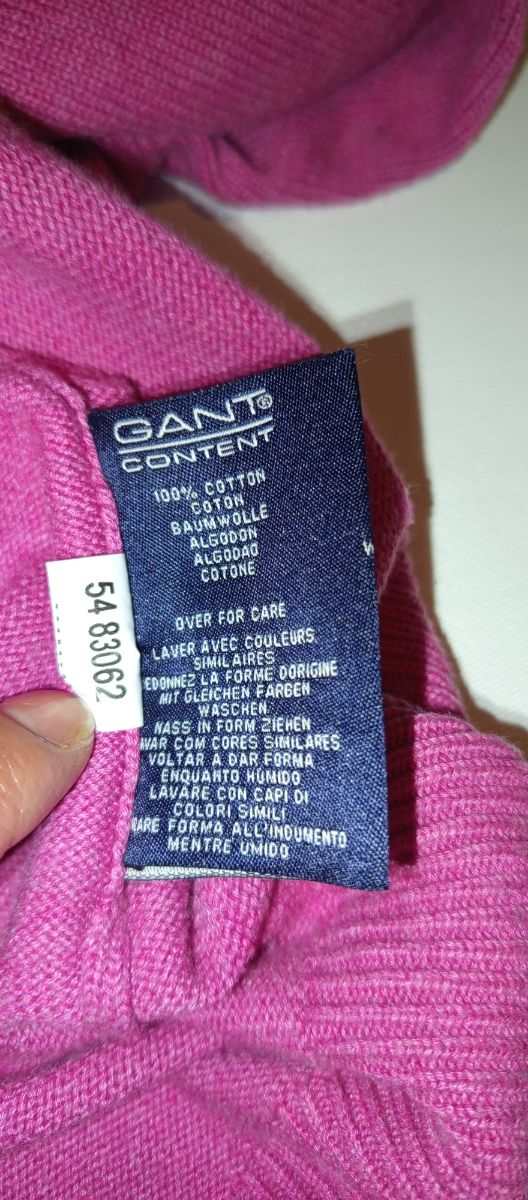 Jersey Gant de cuello pico Hombre Talla XXL