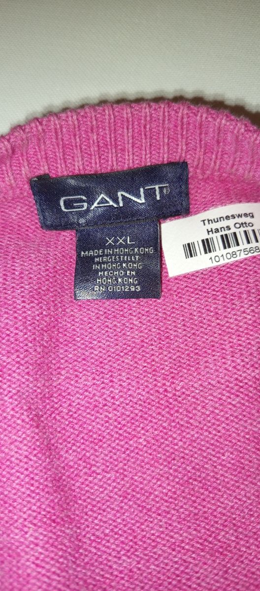 Jersey Gant de cuello pico Hombre Talla XXL