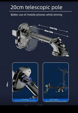 Supporto universale per auto per smartphone