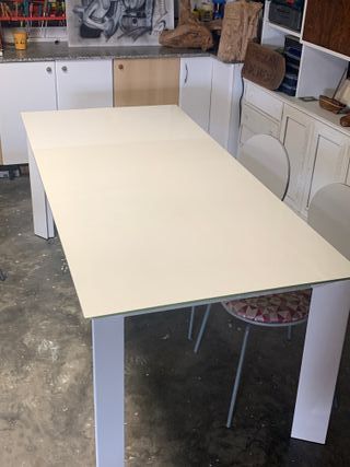 Mesa Comedor Cristal Templado + 4 Sillas