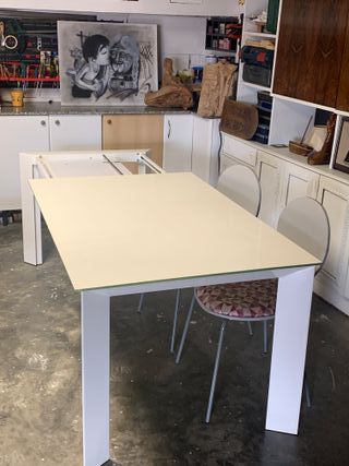 Mesa Comedor Cristal Templado + 4 Sillas