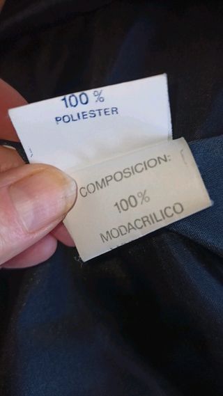 Abrigo Mouton Negro Mujer