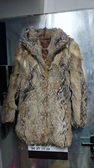 Abrigo de piel talla 46