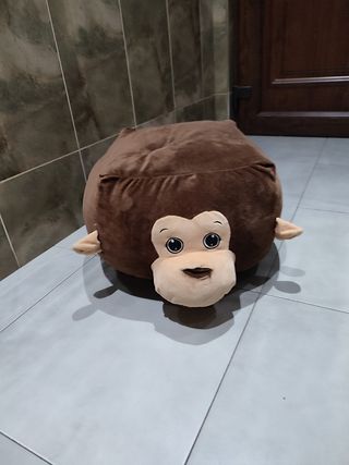 Pouf in tessuto per bambini