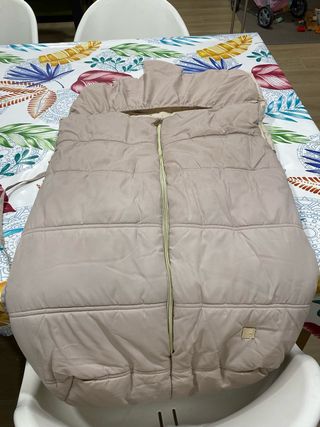 Saco para silla de paseo color beige