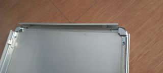 Lote 3 Porta Poster Marco Abatible Plata