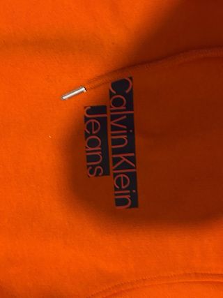 Felpa Calvin Klein Jeans Arancione
