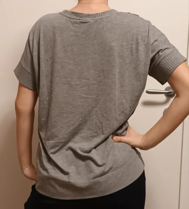 Maglia Kaffe bi-materiale S