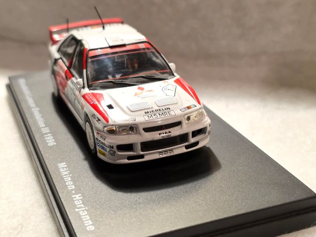 Modellino Rally Mitsubishi Lancer Evo III 1996