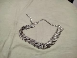 Pack 2 cinturones fiesta mujer plateado