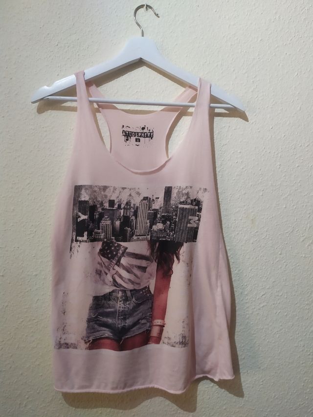 Camiseta rosa mujer de Atmosphere sin utilizar.