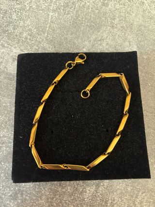 Bracciale Uomo Acciaio Inox Dorato