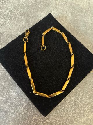 Bracciale Uomo Acciaio Inox Dorato