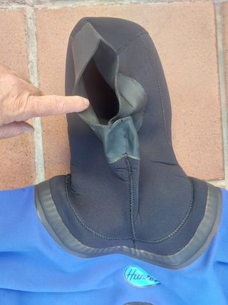 Traje seco buceo talla M-L + rata