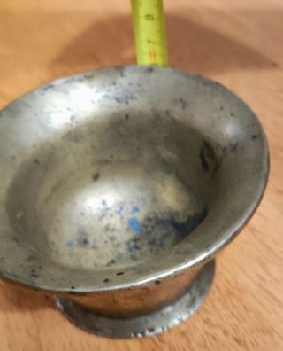 Almirez antiguo de bronce