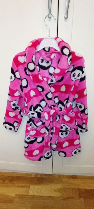 Bata de casa niña T:4-5 Panda