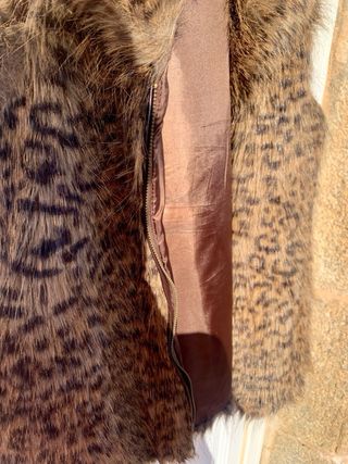 Chaleco Pelo Sintético Marrón