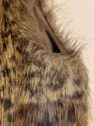 Chaleco Pelo Sintético Marrón