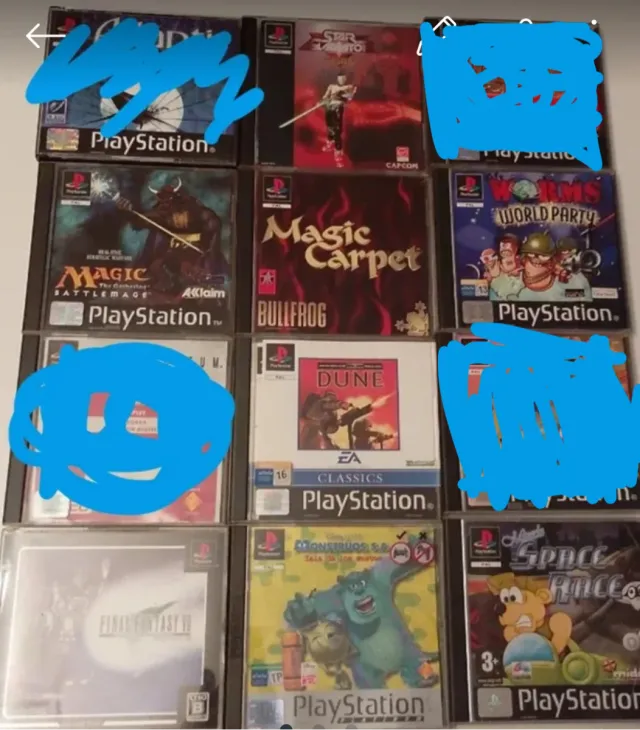 8 Juegos originales PS1
