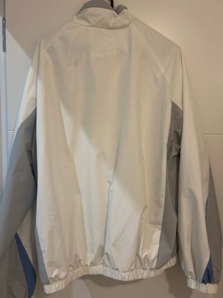 Chaqueta fútbol blanco talla M