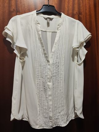 Blusa H&M blanca talla 46