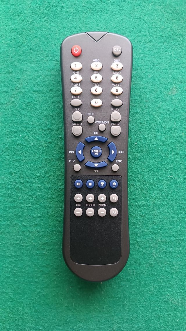 Mando a distancia IR para DVR/NVR y cámaras PTZ