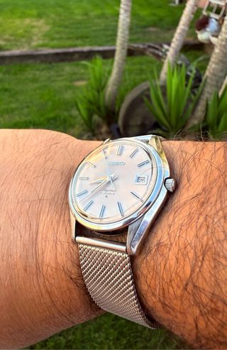 Reloj Seiko Skyliner 6102-8000 Salmón