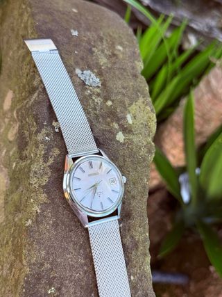 Reloj Seiko Skyliner 6102-8000 Salmón