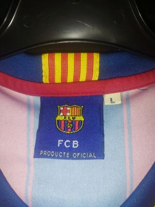 Camiseta de Messi FCB, Talla L.
