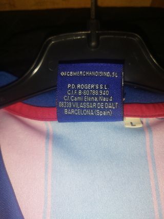 Camiseta de Messi FCB, Talla L.