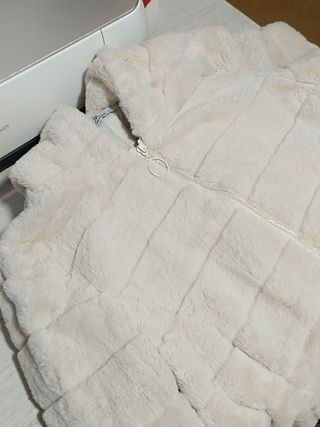 Chaqueta de pelo suave
