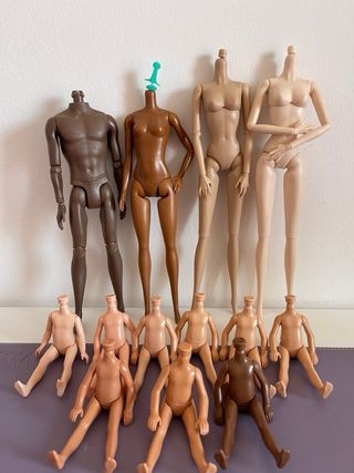 Lote cuerpos desnudos Barbie