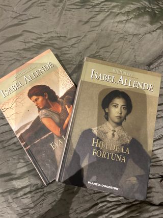 Libros Isabel Allende: Eva Luna y Hija de la Fortu