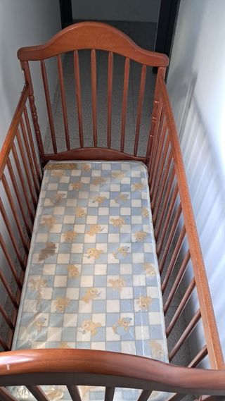 Cuna de bebé madera maciza