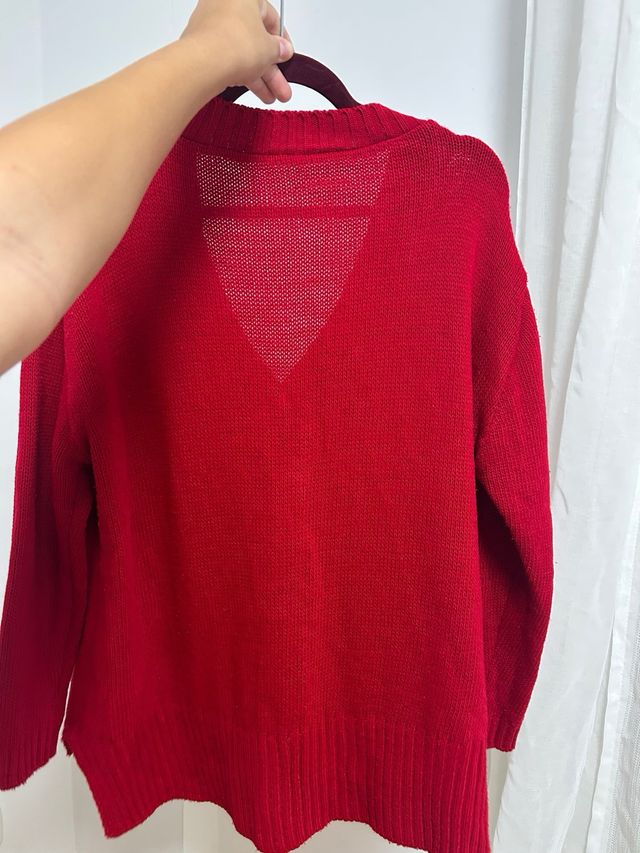 Jersey rojo de punto