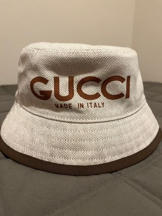 Sombrero Gucci Beige/Marrón