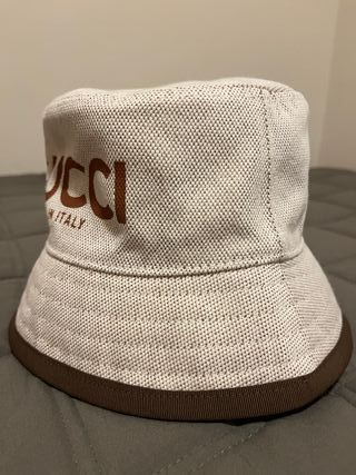 Sombrero Gucci Beige/Marrón